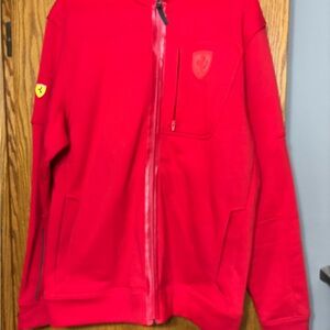 Scuderia Ferrari Red Puma Sport Lifestyle Zip Hoodie